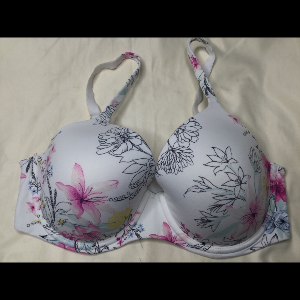 Soma Floral Bra & Panty Set 36DD/M - Picture 2 of 8
